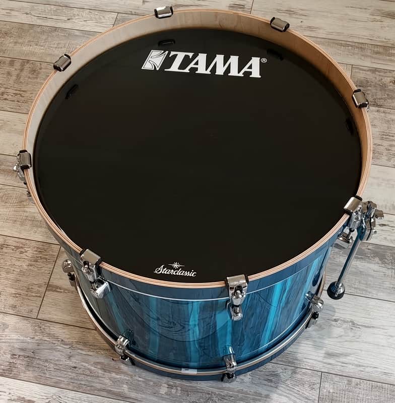 Tama Starclassic Performer MBSB22DM 22x16 Bass Drum w/ Mount - Sky Blue Aurora image 1