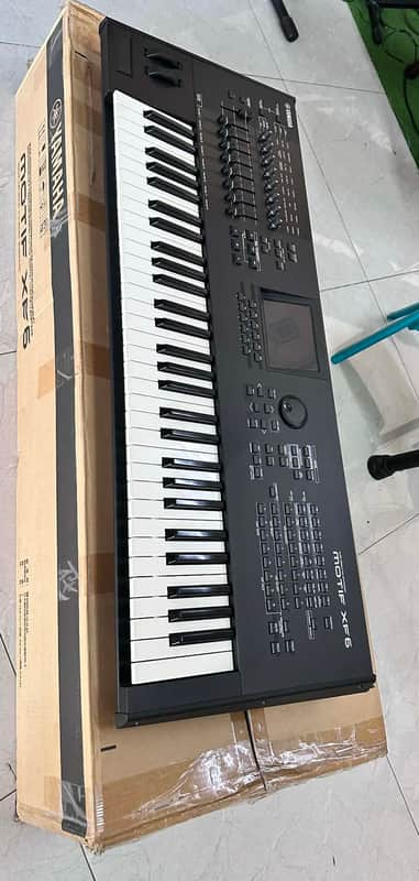 Yamaha Motif XF 6 Production Synthesizer Used in mint condition image 1