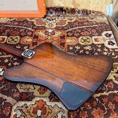 2001 Epiphone Thunderbird IV Brown Sunburst Korea Electric Bass Guitar image 8