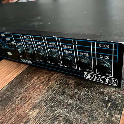 Simmons SDS 1000 5-Channel Drum Sound Module 1986 - Black image 2