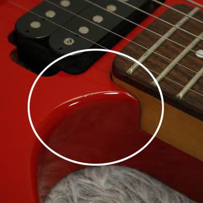 Vintage 1990's made Yamaha YGX-121D HSH Dinky Style body Electric Guitar Made in Taiwan image 7