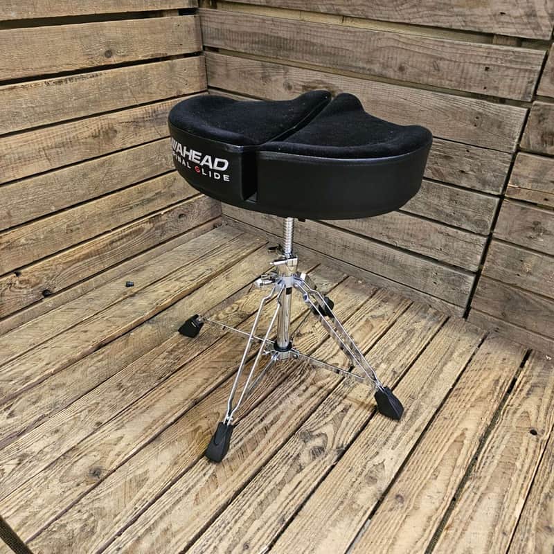 Drum Stool Ahead Spinal G Black Cloth Throne USED! RKSPN220526 image 1