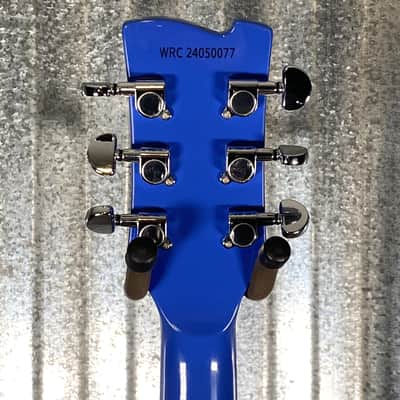 Westcreek Guitars Racer SG Offset Style Blue #0077 Used image 4