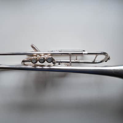 Antoine Courtois Trompeta contralto Eb principios de S.XX - Plata image 3