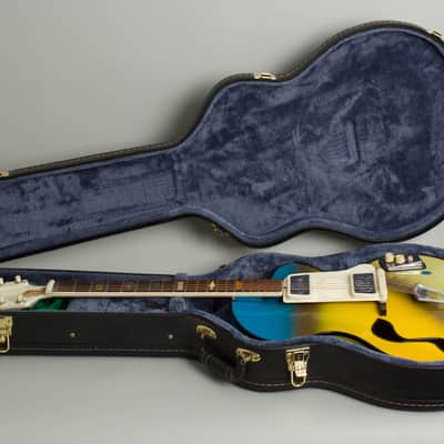 Wandre  BB Model Semi-Hollow Body Electric Guitar (1961), black tolex hard shell case. image 10