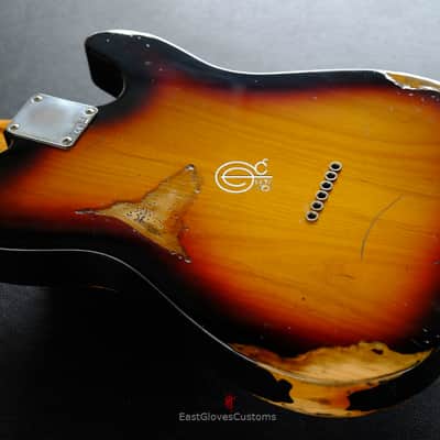 Fender Telecaster Sunburst Left Handed Heavy Aged Relic (RARE) image 13
