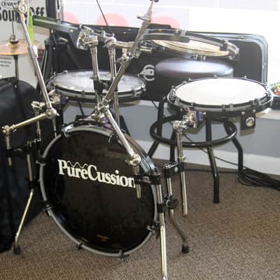 80's Purecussion No-Shell Drum Kit, 5 Piece Kit With Bag | Reverb