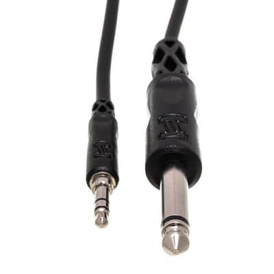 HOSA CMP-110 10' Mono Interconnect, 1/4 In TS To 3.5 Mm TRS image 4