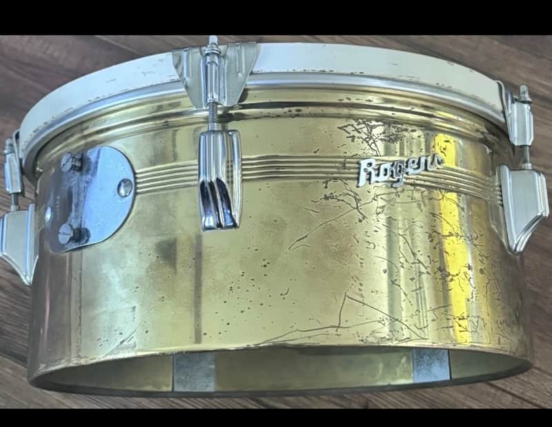 Rogers Humberto Morales 6.5” x 14” Brass Timbale 60s - Brass image 1