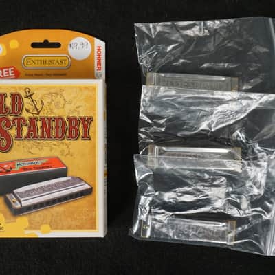 Hohner Old Standby Harmonica (Bb) & Blues Band x4 (A, Bb & D) image 1
