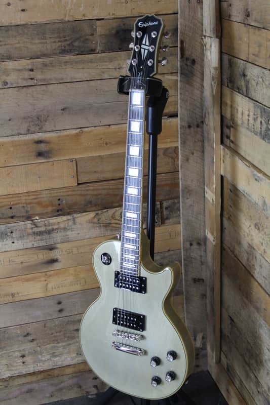 2013 Epiphone Les Paul Custom PRO TV Silver Limited Edition | Reverb