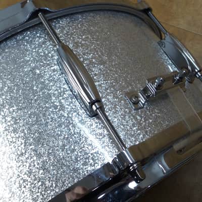 (C) Gretsch Catalina 7x13 Snare Drum Silver Sparkle image 6