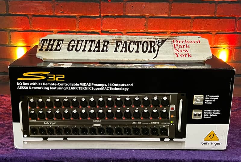Behringer S32 Deal: Save $0 on this MINT Digital Stage Box!