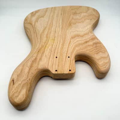 Jazz Bass Body 5-String Ash Unfinished 2-Piece Light Mint/New bb6504 image 6