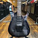 Ibanez Japan J Custom RG8870 Electric Guitar Black Rutile w/Hard Case