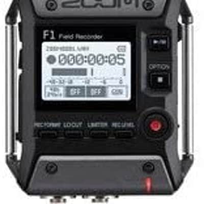 Zoom F1-SP Field Recorder + Shotgun Mic Pack,Lavalier Mic,32GB SD card,Headphones and Rechargeable batteries image 2