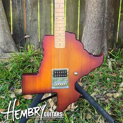 HEMBRY Tele style Texas Map guitar 2025 image 2
