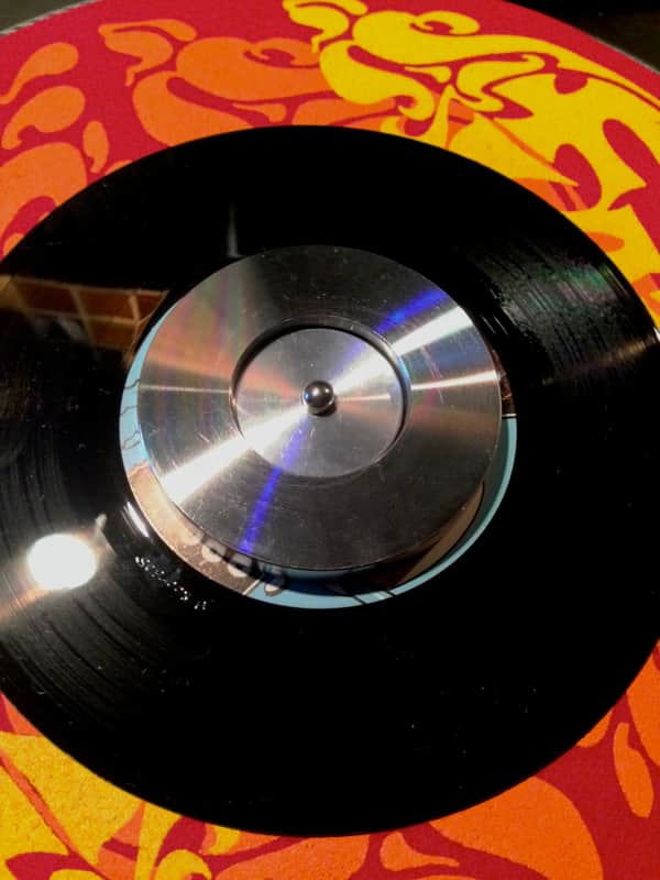 NEW / B-Stock: DJ Osmose 7 inch vinyl record stabilizer 2026 2026 - Silver / STEEL image 1