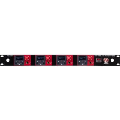GALAXY AS-4400 QUAD Rackmount Wireless IEM Band Pack with EB5 Earbuds image 2