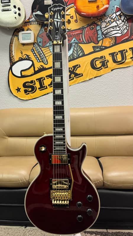 Epiphone Alex Lifeson Signature Les Paul Custom Axcess 2023 - Present - Ruby image 1