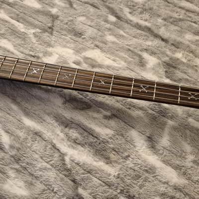 Halo Hellion Custom Bass - 4-String - Flying V - Black and Red Trim - Hellfire Bass image 6