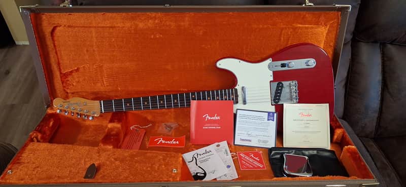 Fender American Vintage II '63 Telecaster 2022 - Present Crimson Red Transparent