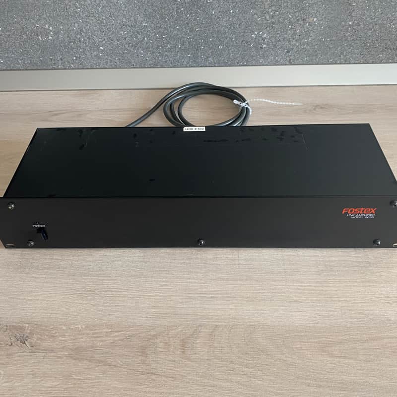 1980s Fostex 5030 Line Amplifier Black