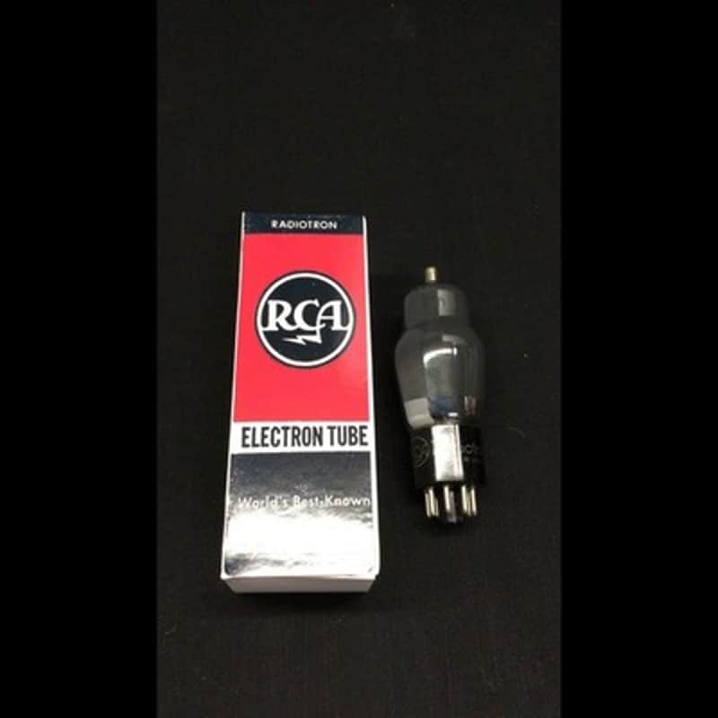 NICE RCA 6F8G (6SN7 Sub*) Smoked Glass D Getter Vintage VACUUM TUBES E.9483 image 1