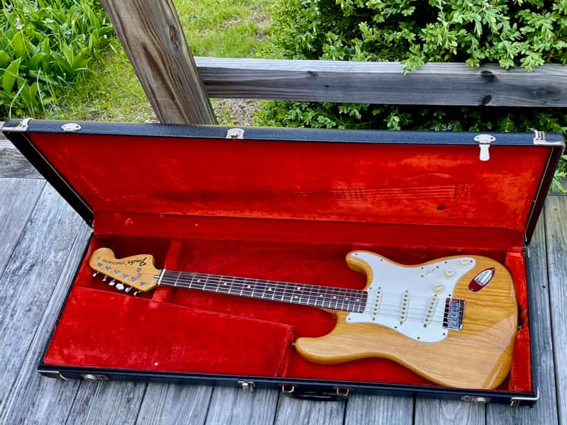 Vintage 1974 Fender Stratocaster Natural Hardtail image 1