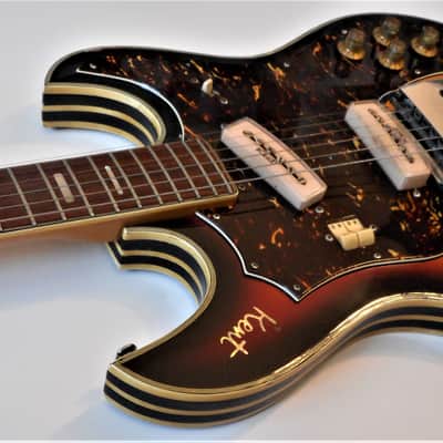 KENT (Kawai/Teisco) Model 740 Guitar 1967 Vintage Sunburst [SolidBody] image 6