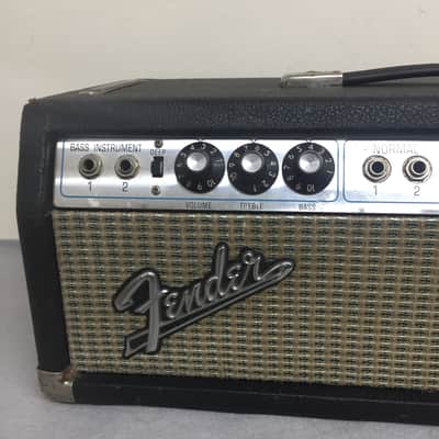 Fender Bassman 50 2-Channel 50-Watt Guitar Amp Head 1972 - 1976 - Silverface image 3