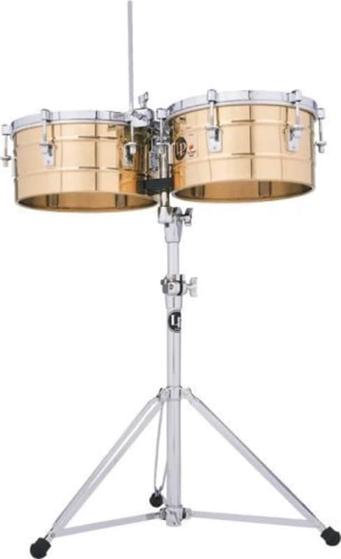 Latin Percussion LP Tito Puente 13" & 14" Timbales - Bronze image 1