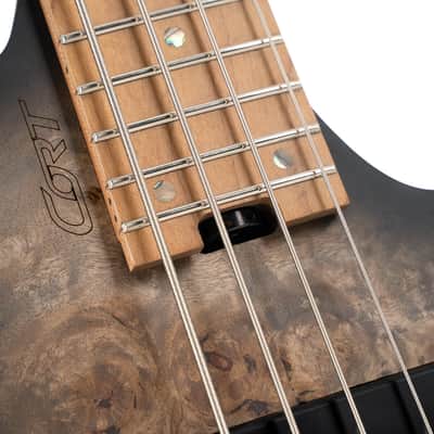 Cort Artisan Space 4 Bass Guitar - Star Dust Black image 11