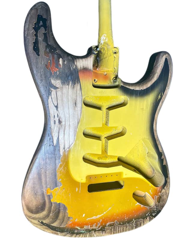 SRV Stratocaster Body Aged Nitro Relic Stevie Ray Vaughan Number One Fits Fender MJT Nash image 1