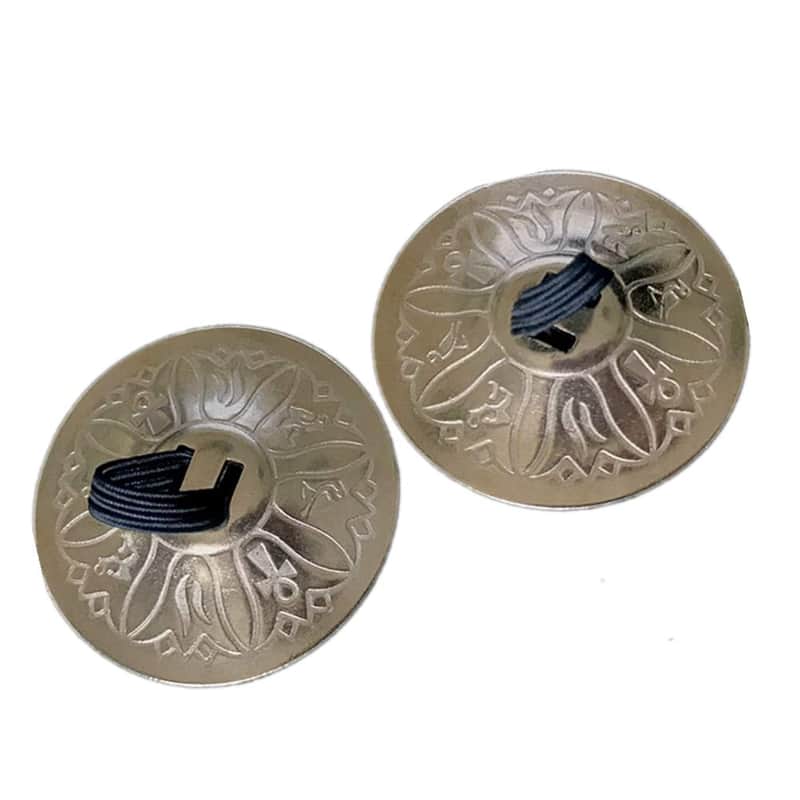 2025 Unbranded 2 Pcs Finger Cymbals Belly Dancing Gold Finger ...
