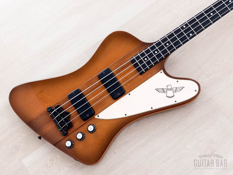 1999 Gibson Thunderbird IV Limited Edition Neck Through Bass Natural Burst w/ Case image 1