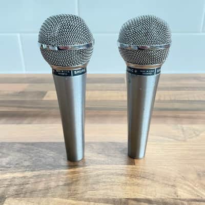 2x Vintage 1960s Shure 588SB Unisphere B Dynamic Microphone image 2