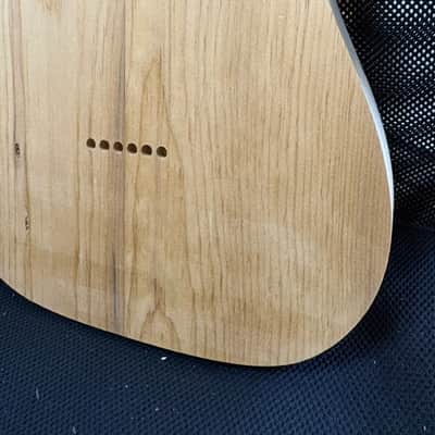 Hades Roasted Maple, Roasted Pine Telecaster PineCaster Rustic Body Raw off the CNC image 7