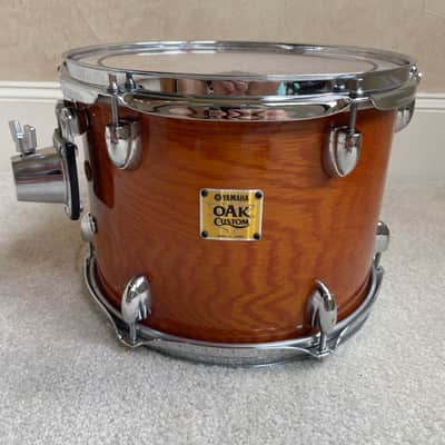 Yamaha 12” Oak Custom mounted Tom Drum MIJ 2000s - Honey Amber image 2
