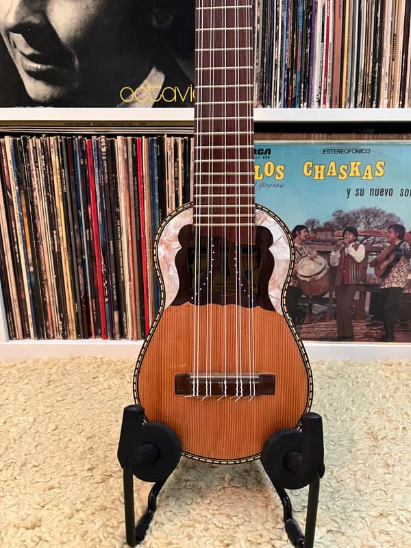 Bolivian Charango - Luthier J. Alcoba Zambrana - Naranjillo - Aguayo soft case image 1