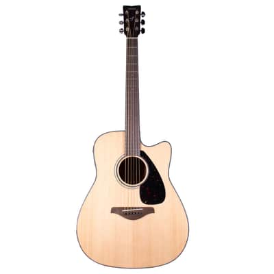 Yamaha FGX800C Folk - Cutaway - Solid Sitka Spruce Top - Natural image 3
