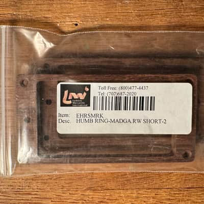 Luthiers Merchantile EHRSMRK - NOS - Madagascar Short Humbucker Pickup Ring - 1 Pair image 1