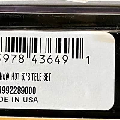 Fender Shaw Hot 50's Pickup Set Made in USA # 0992289000 image 3
