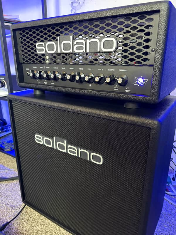 Soldano ASTRO-20 3-Channel 20-Watt 1x12" Guitar Amp Half Stack 2023 - Present - Black image 1