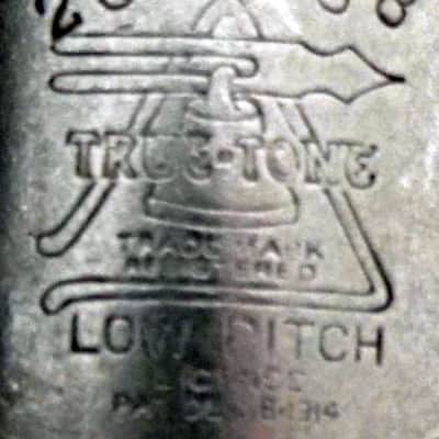 Buescher True-Tone Low Pitch Series IV Alto Sax 1929 Silver (with case) image 6
