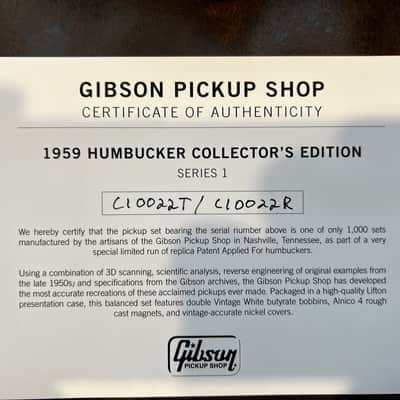 Gibson 1959 Humbucker Collector’s Edition Series 1 2024 image 3
