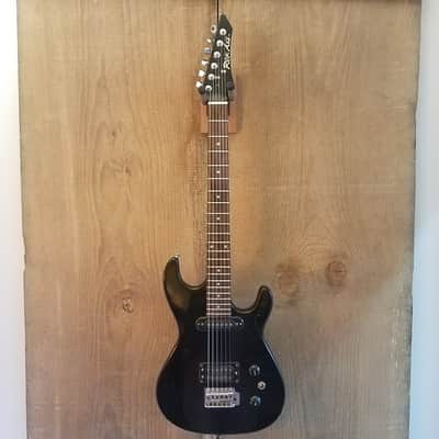 Rok-Axe Black Solid Body Electric Guitar Full Scale image 1