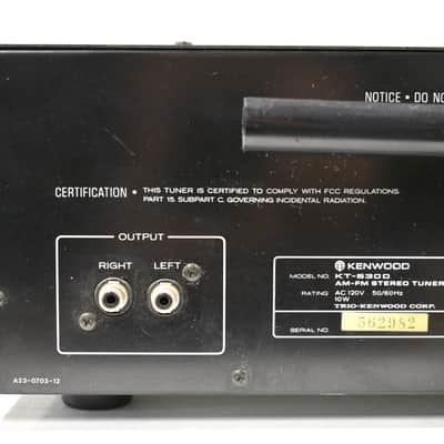 Vintage Kenwood KT-5300 AM/FM Stereo Tuner image 9