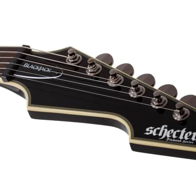 Schecter Avenger Blackjack Gloss Black + Free Bag -Electric Guitar - Brand New image 6