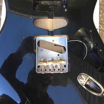 Strat/Tele Hybrid body with Wilkinson tele bridge image 3